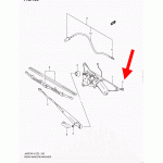 Болты моторчика стеклооч.